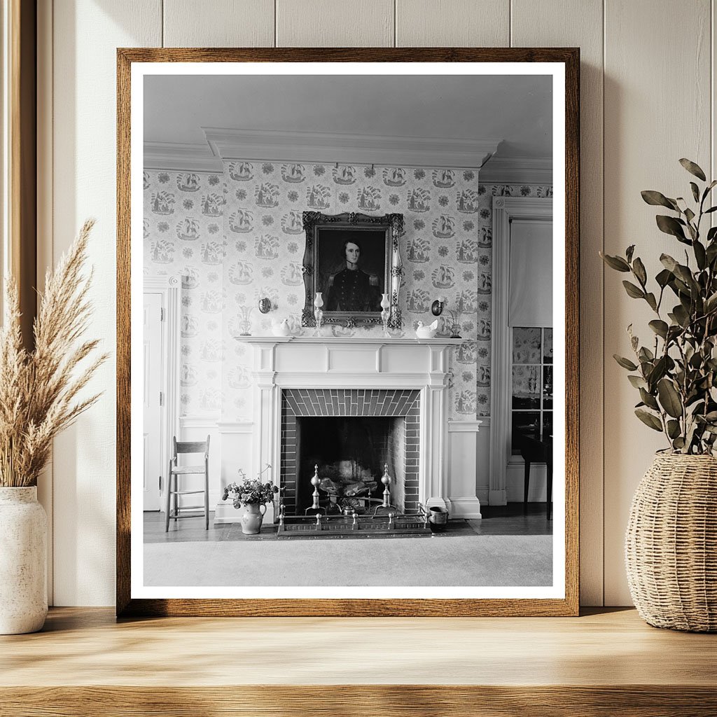 1953 Leesburg VA Historic Interior Photograph