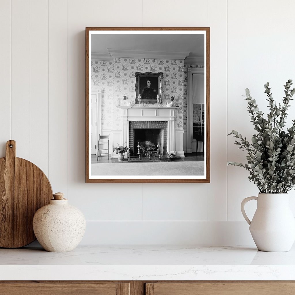 1953 Leesburg VA Historic Interior Photograph