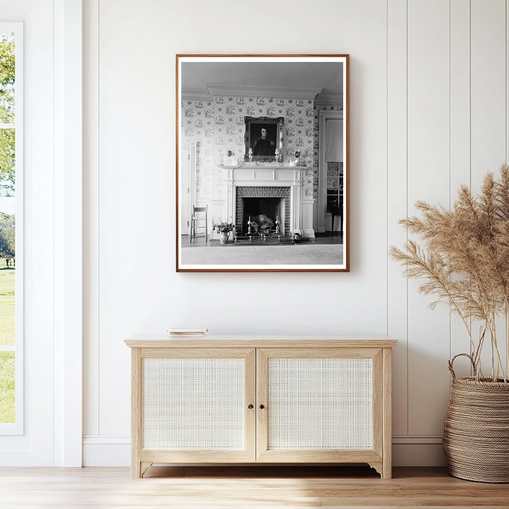 1953 Leesburg VA Historic Interior Photograph