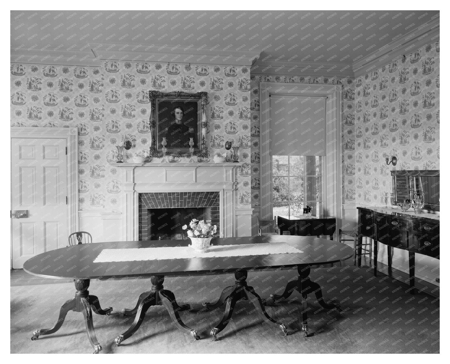 1822 Historic Interior Scene in Leesburg, Virginia