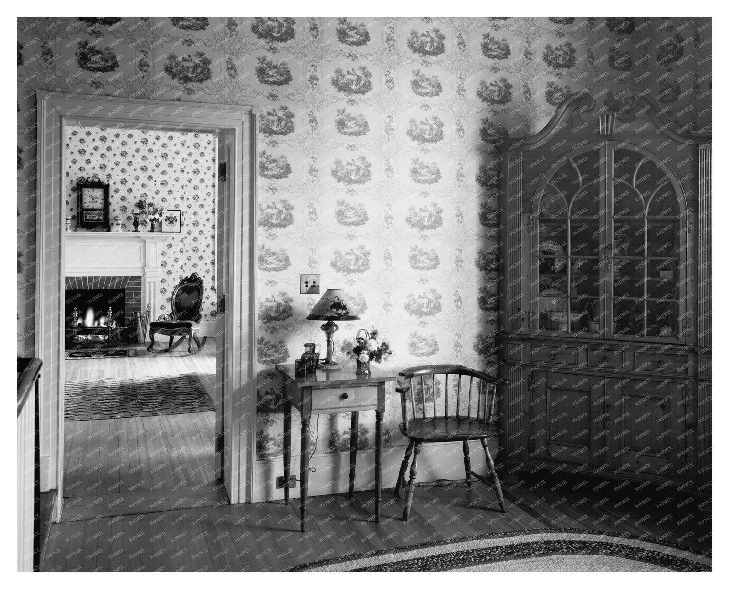 1822 Interior Scene, Leesburg, Virginia History