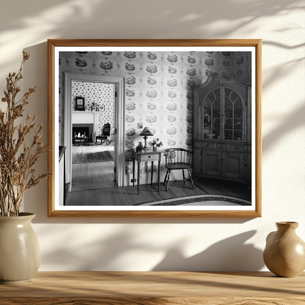 1822 Interior Scene, Leesburg, Virginia History