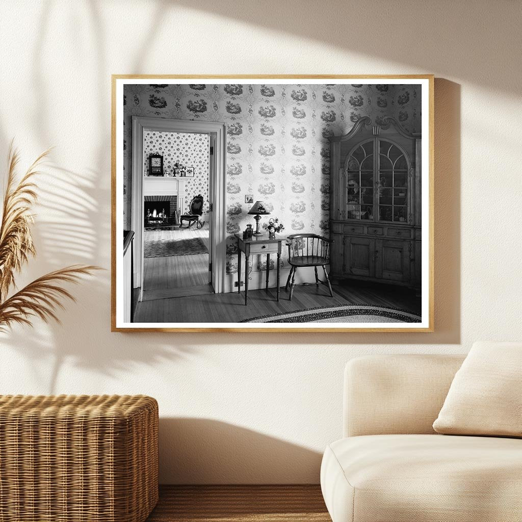 1822 Interior Scene, Leesburg, Virginia History