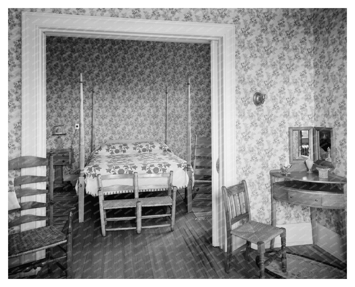 Leesburg VA Interior Scene 1900 - Early American Homes