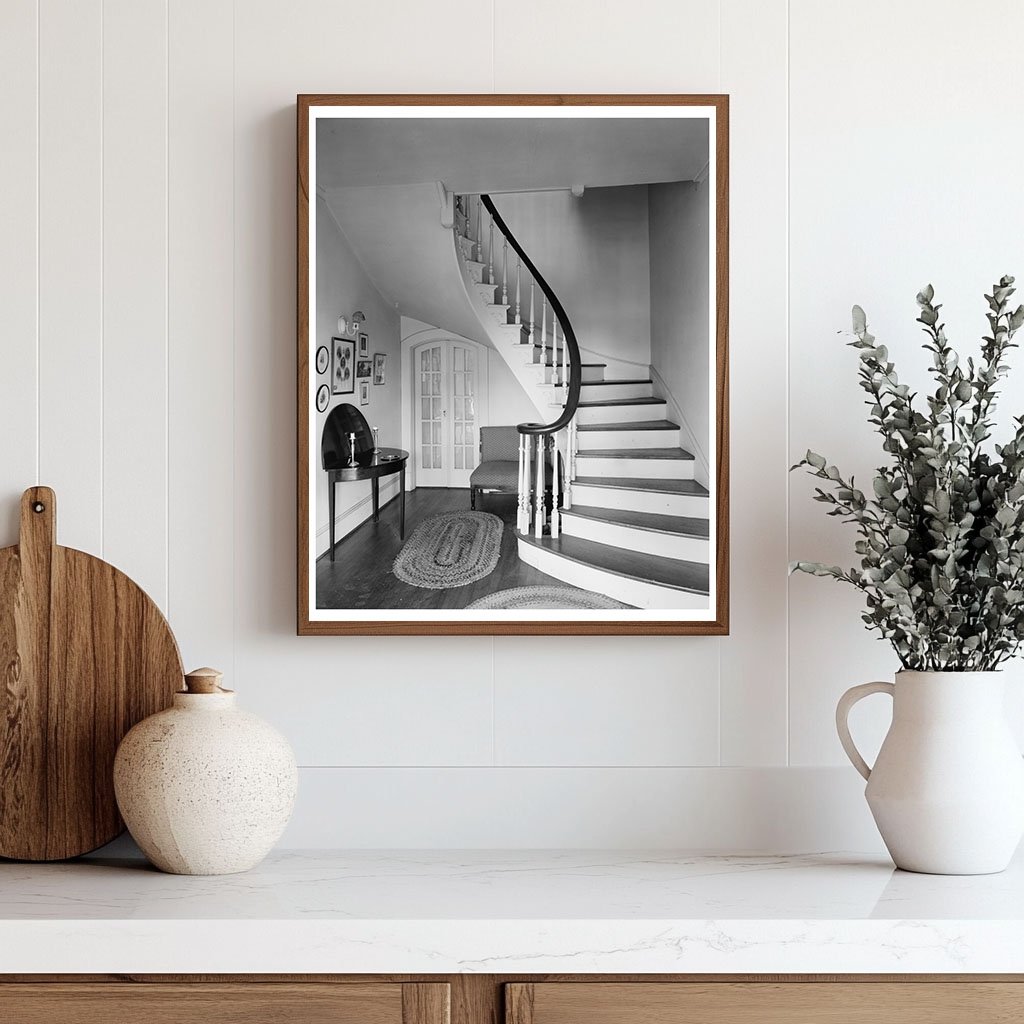 Vintage Architecture in Leesburg, Virginia, 1953