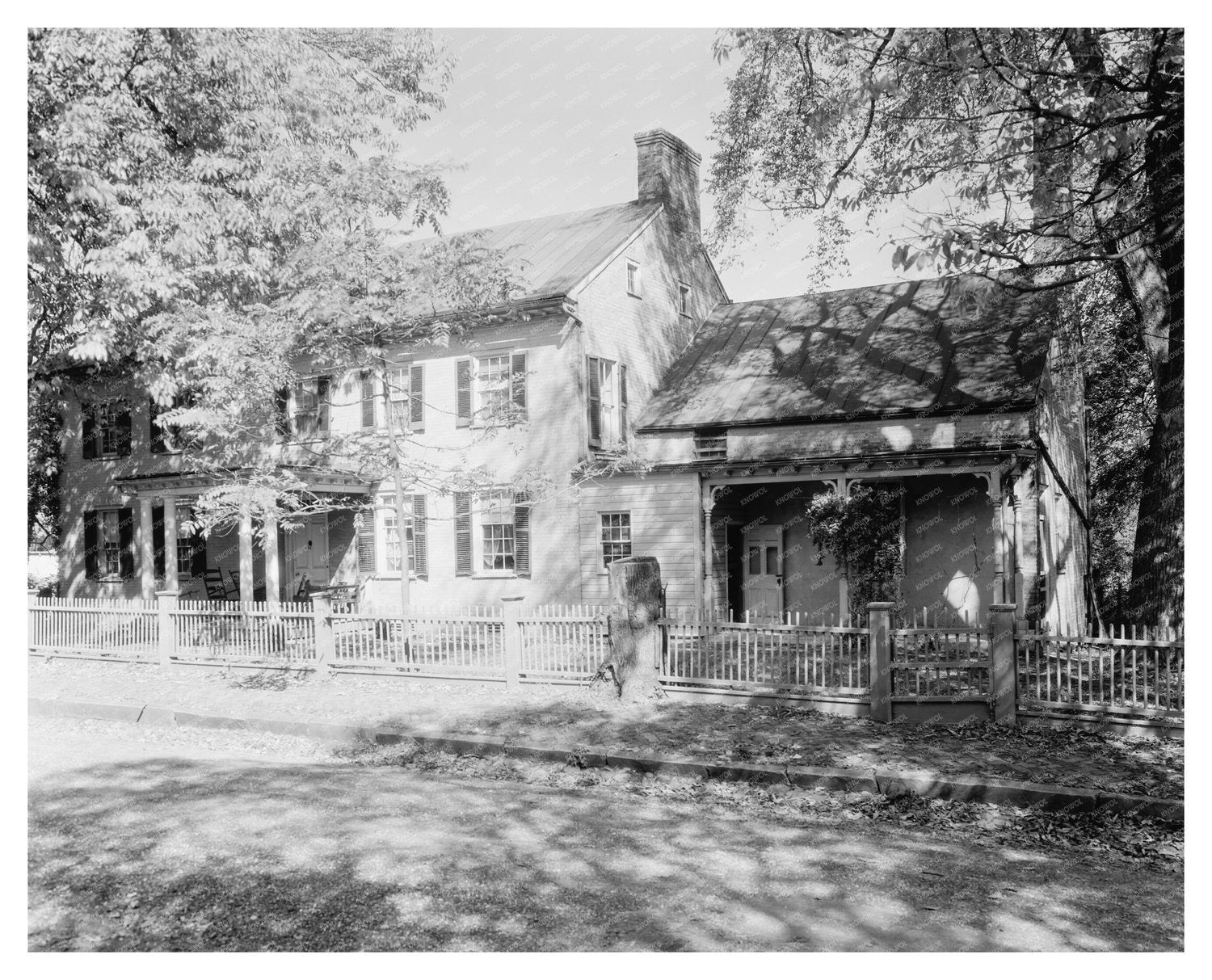 1953 Leesburg Virginia Vintage Architectural Photograph