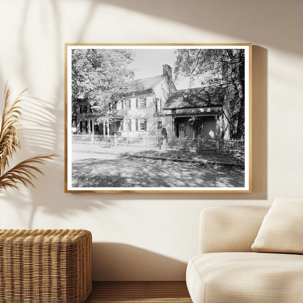 1953 Leesburg Virginia Vintage Architectural Photograph