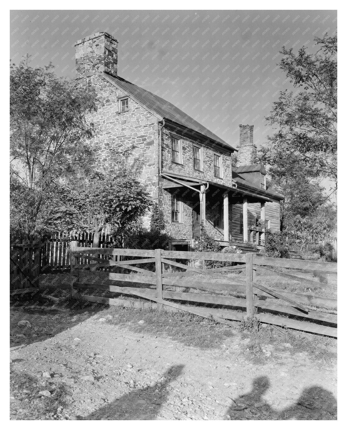 George Rust Home in Leesburg, VA - Carnegie Survey 1900s