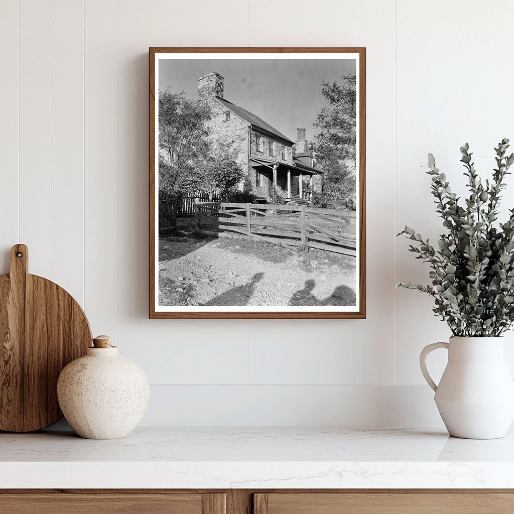 George Rust Home in Leesburg, VA - Carnegie Survey 1900s