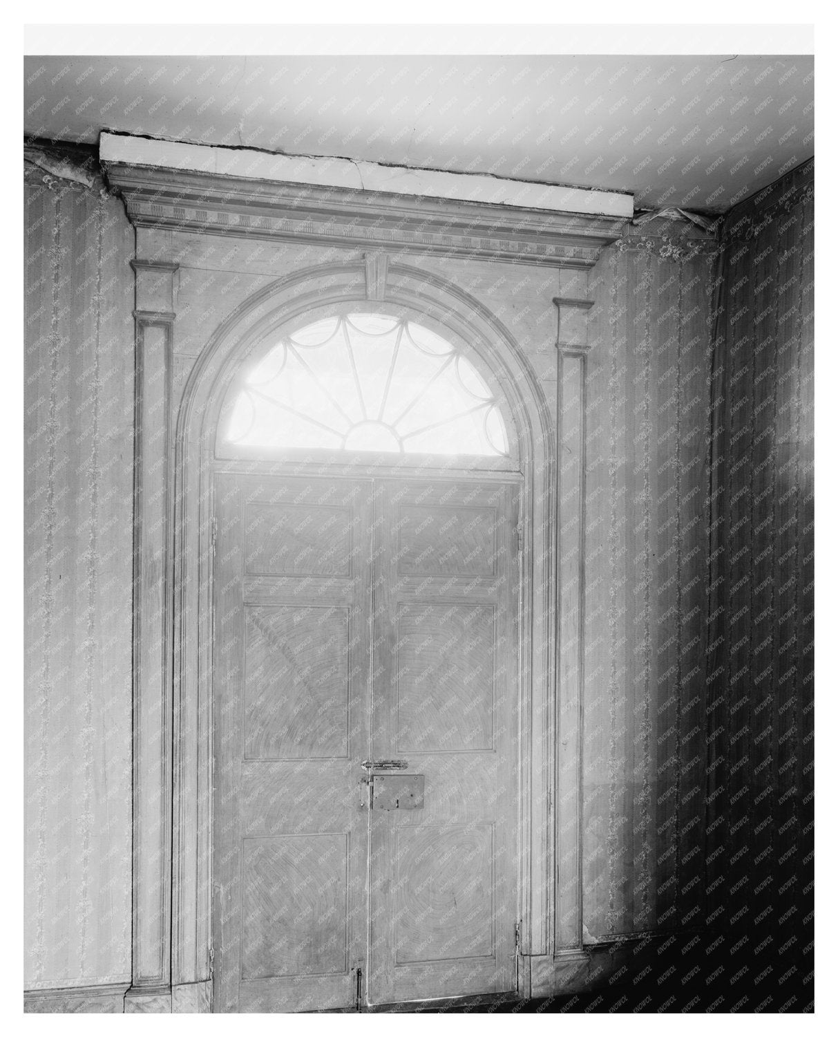 Vintage Doorway in Leesburg, VA - Carnegie Survey 1910s