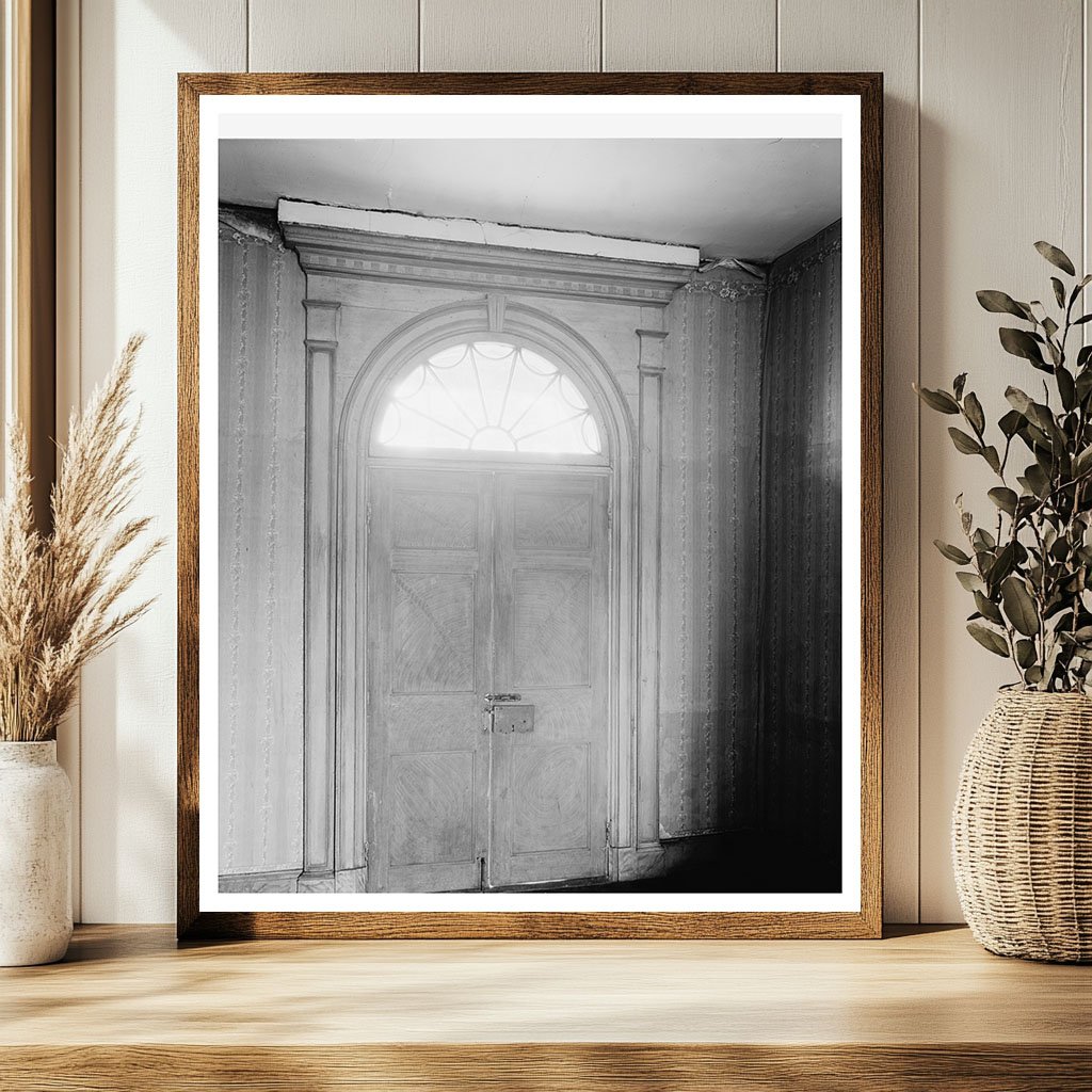 Vintage Doorway in Leesburg, VA - Carnegie Survey 1910s