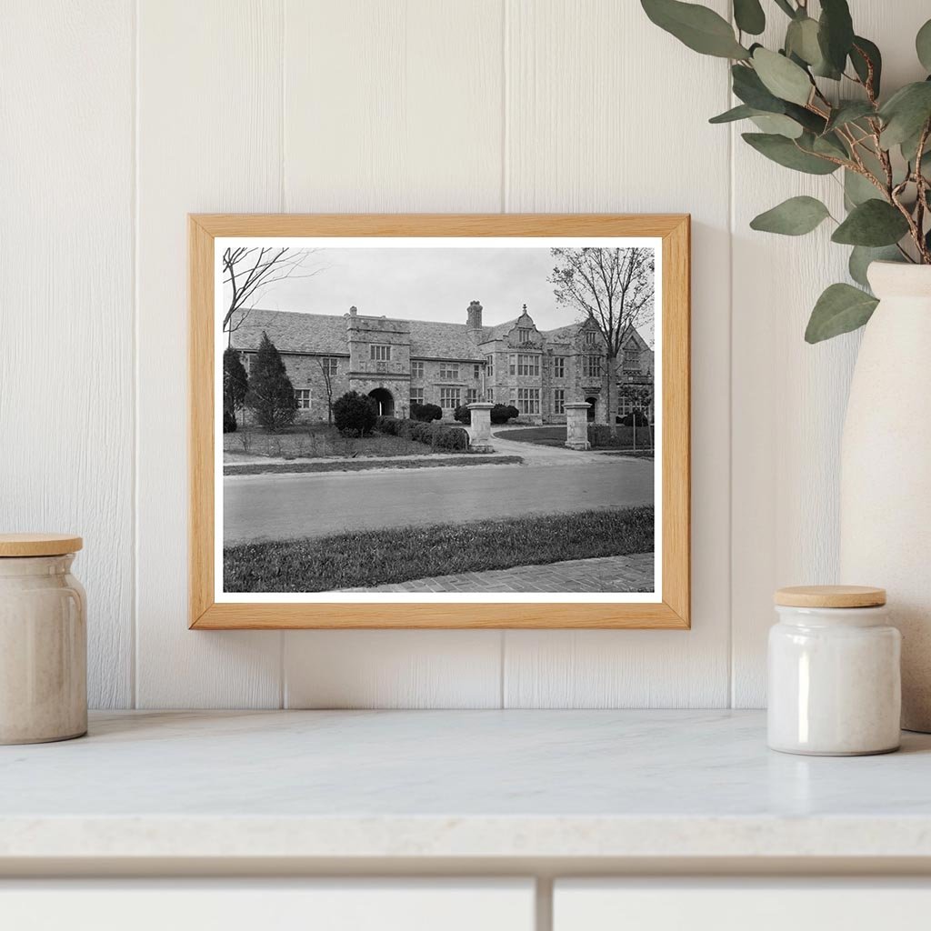 Richmond VA Mansion Photo, Henrico County 1953