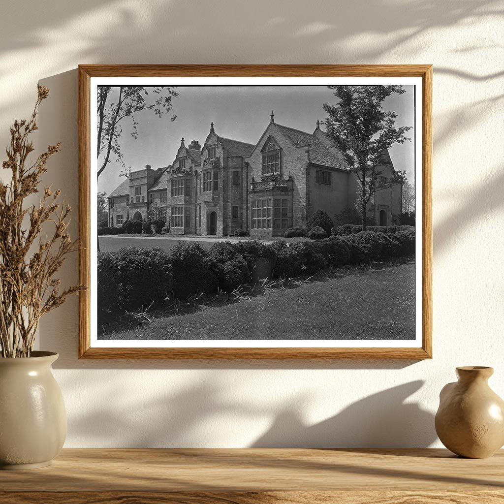 Richmond VA Mansion Architectural Photo, 1953