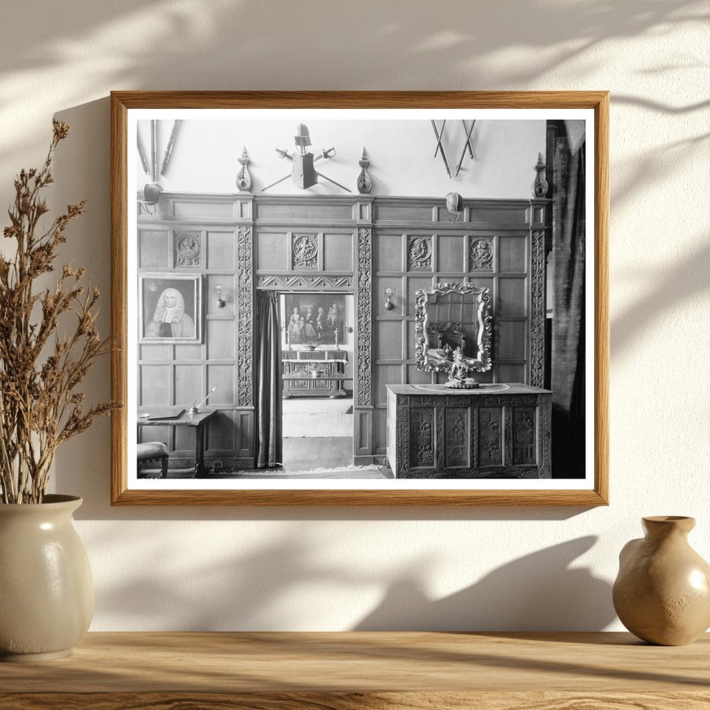 Vintage Interior Photo, Richmond VA, 1953