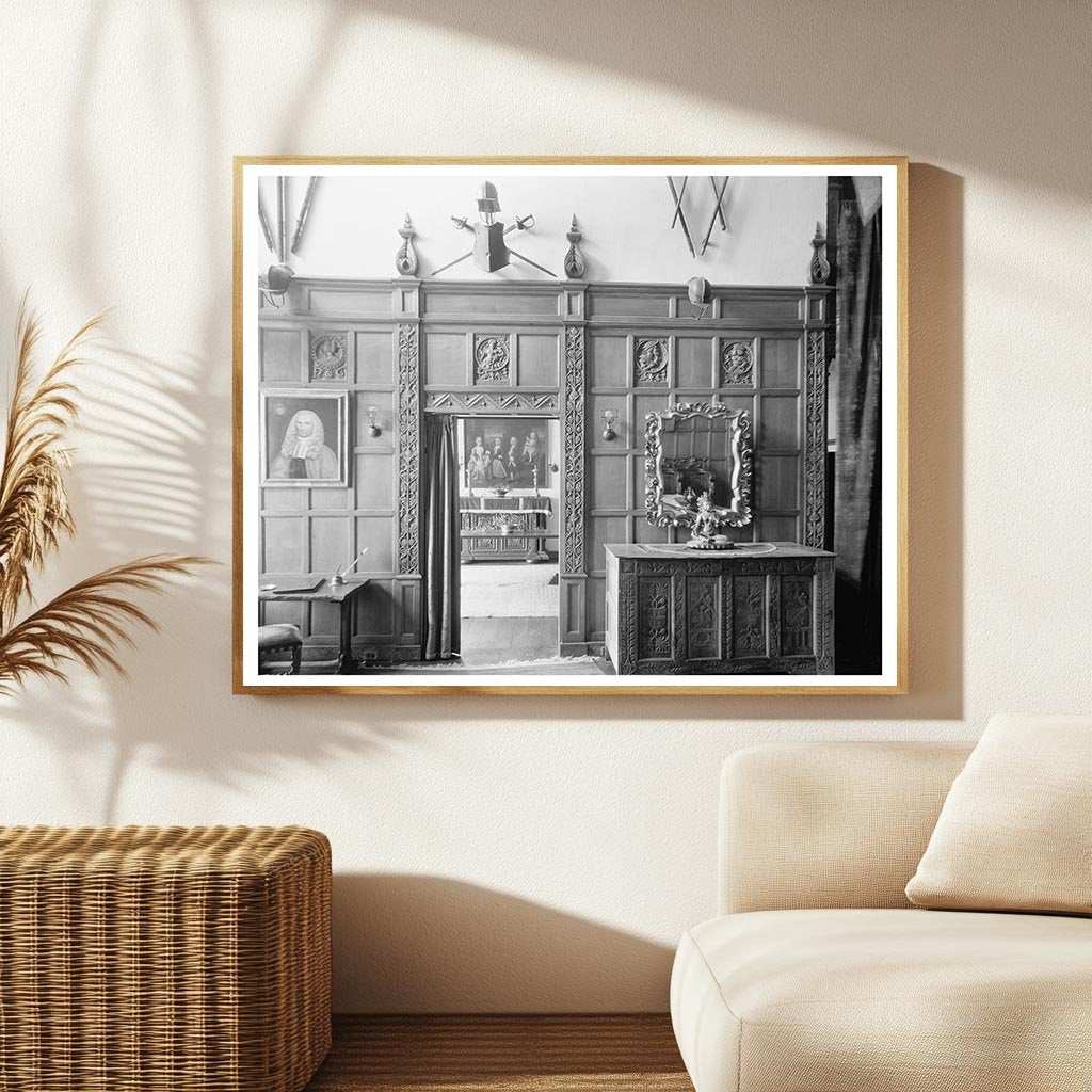 Vintage Interior Photo, Richmond VA, 1953