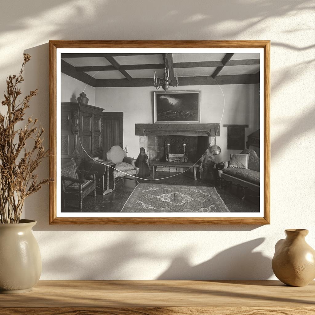 Richmond VA Interior Scene, Henrico County, 1920s