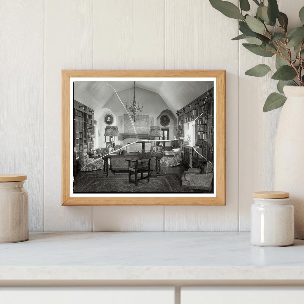 Richmond VA Library Interior - Carnegie Survey 20th Century