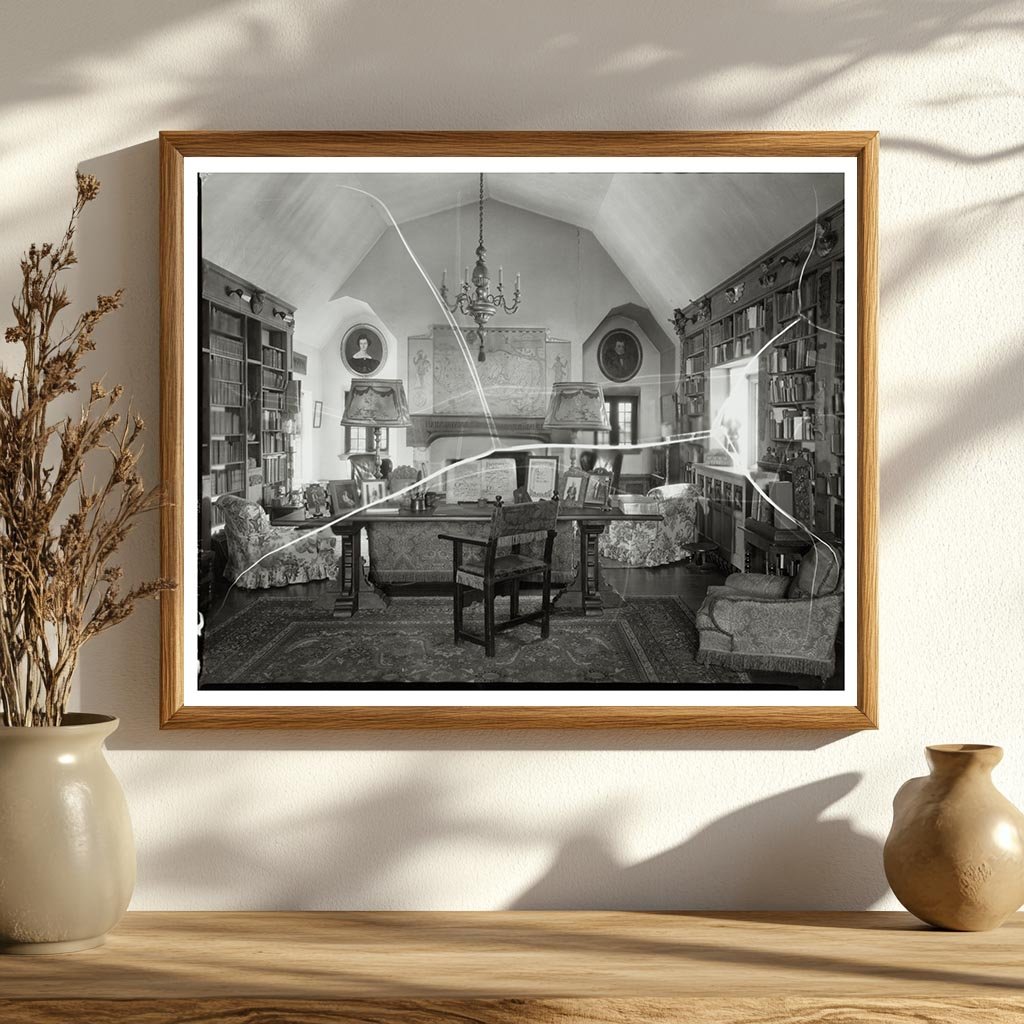 Richmond VA Library Interior - Carnegie Survey 20th Century