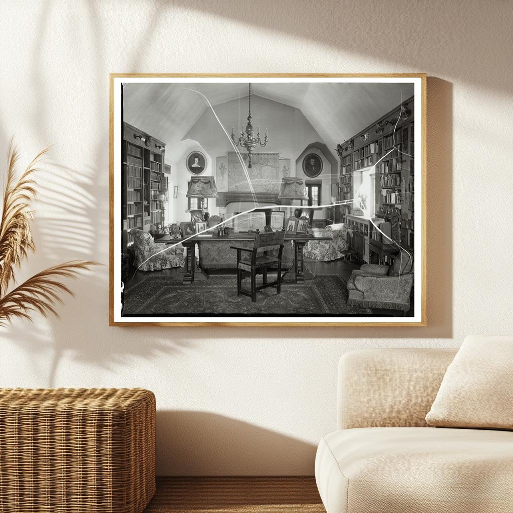 Richmond VA Library Interior - Carnegie Survey 20th Century