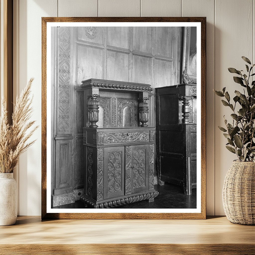 Tudor Interior in Richmond, VA - Early 20th Century Photo