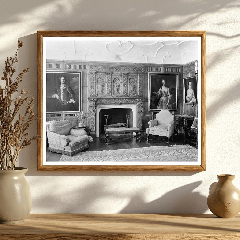 Historic Home Interiors in Richmond, Virginia, 1953