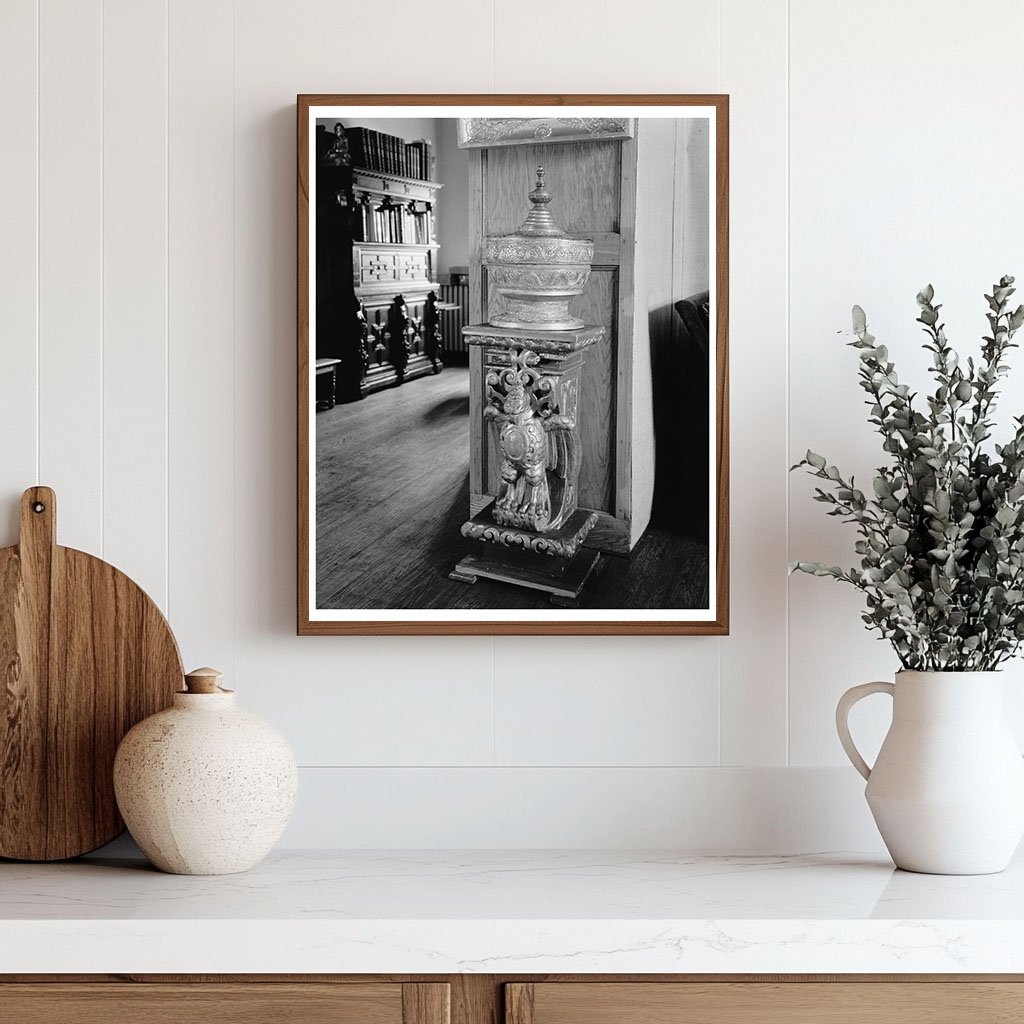 Vintage Interior Scene, Richmond VA, Early 1900s