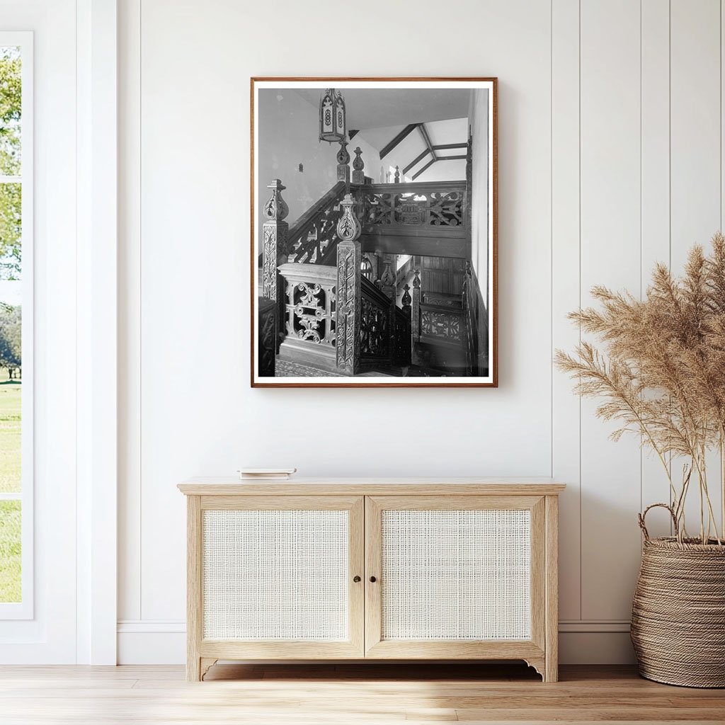 Vintage Staircase in Richmond, Virginia - 20th Century Photo