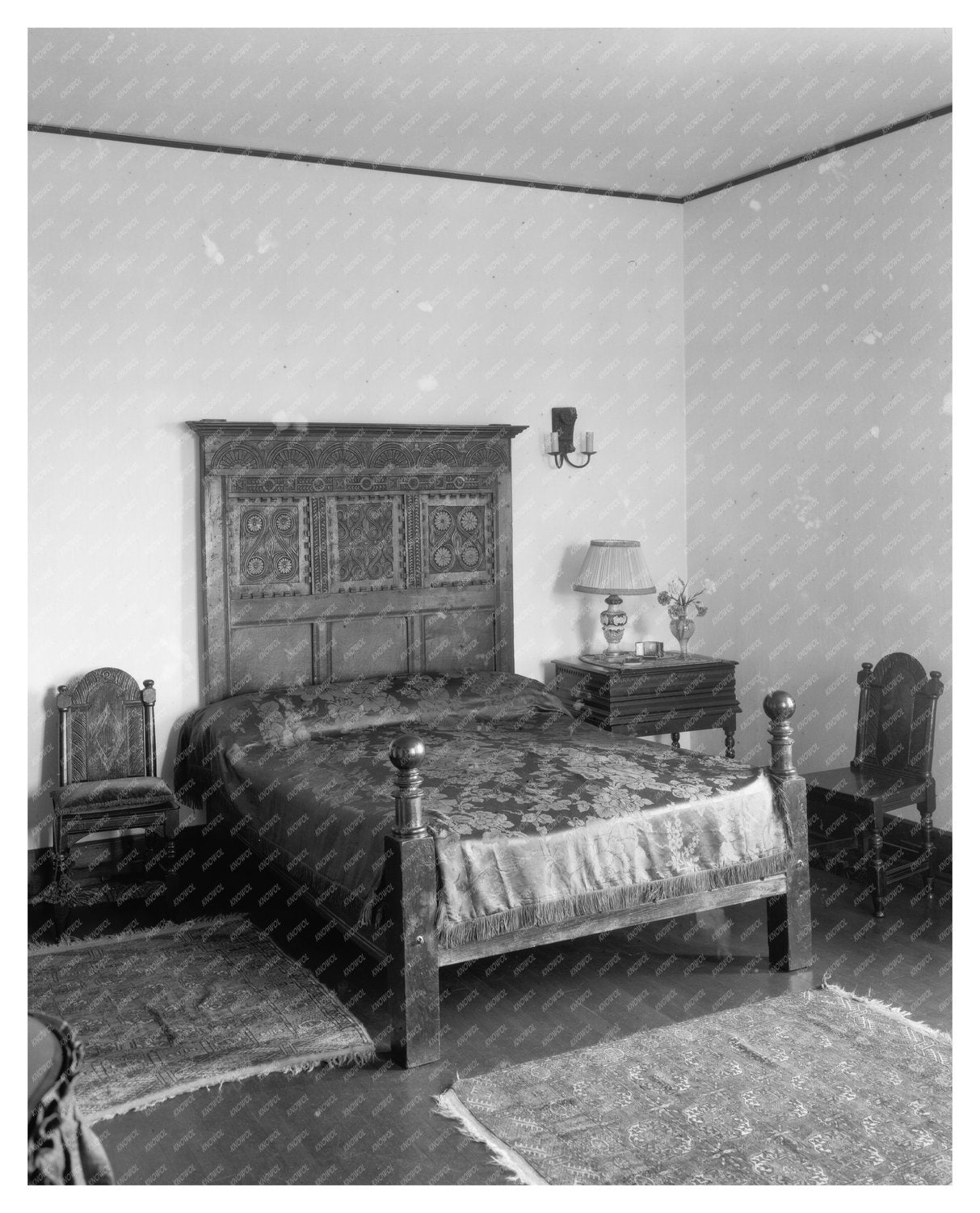 Vintage Bedroom in Richmond, Virginia, 1900s