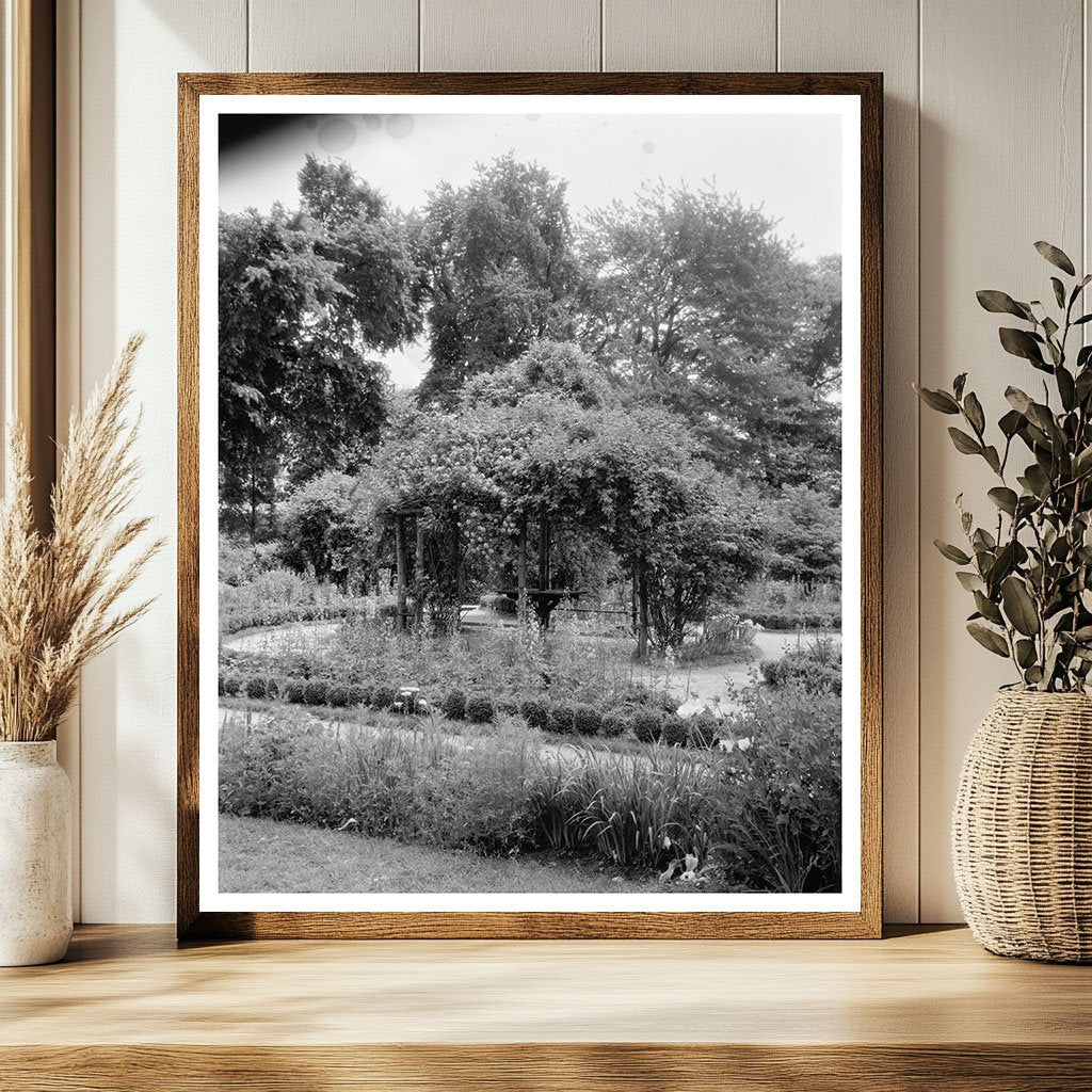 Gazebo in Richmond, Virginia Garden, 20th Century