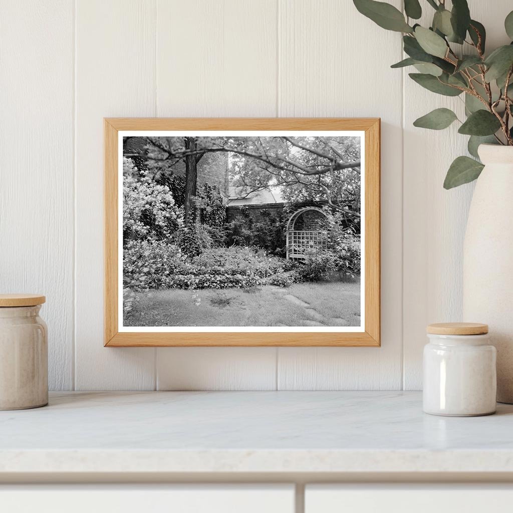 Henrico County Garden Scene, Richmond VA 1900s