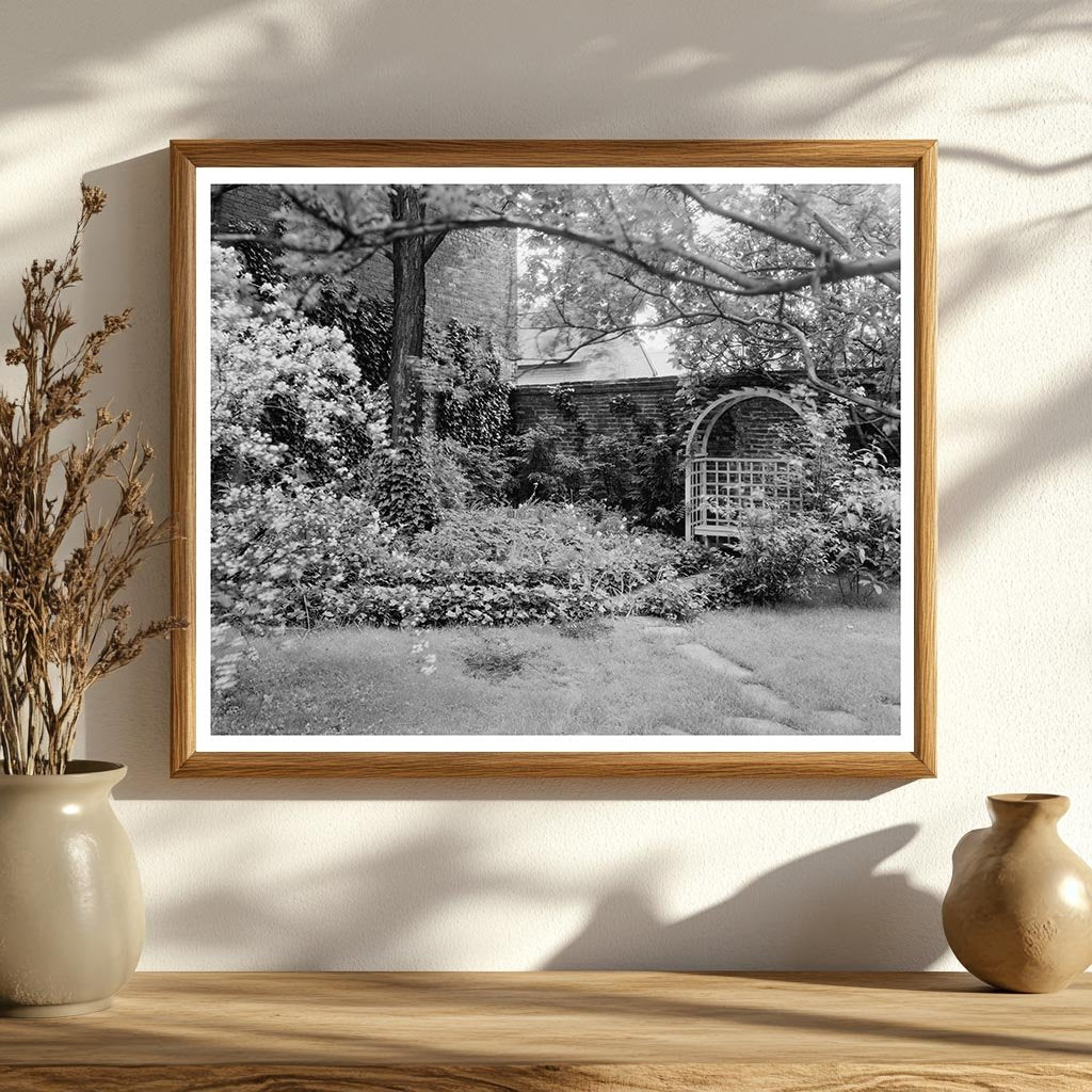 Henrico County Garden Scene, Richmond VA 1900s
