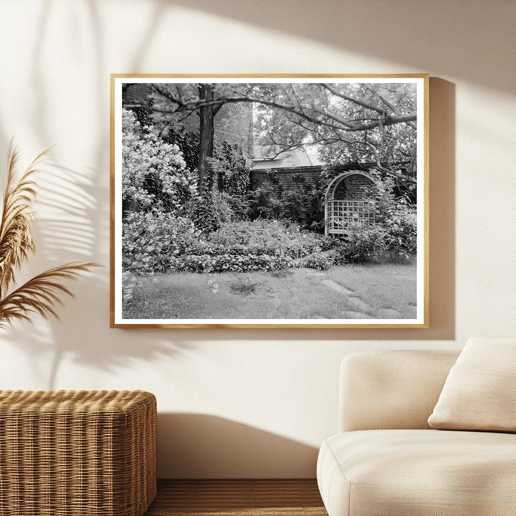 Henrico County Garden Scene, Richmond VA 1900s