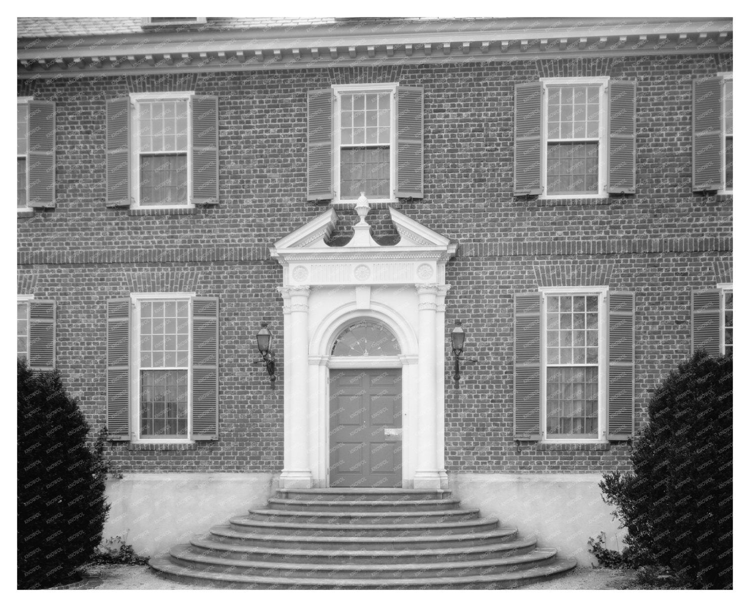 Richmond VA Vintage Architecture 1953 - Fanlights & Mansions
