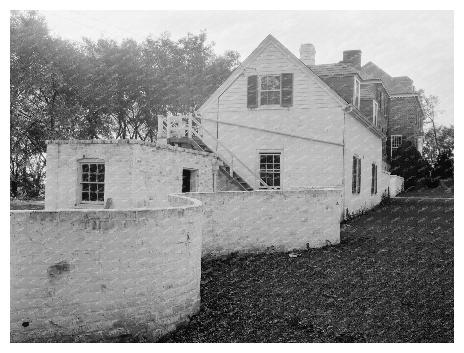 Richmond VA Vintage Photo of Historic Mansions, 20th Century