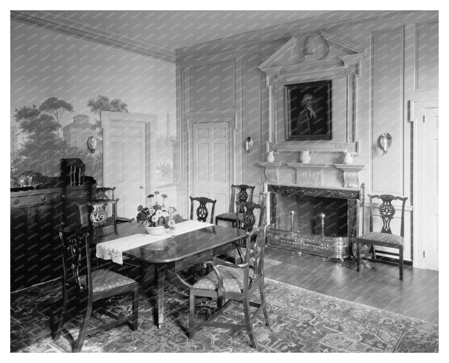 Early 20th Century Dining Room, Richmond VA, 1910