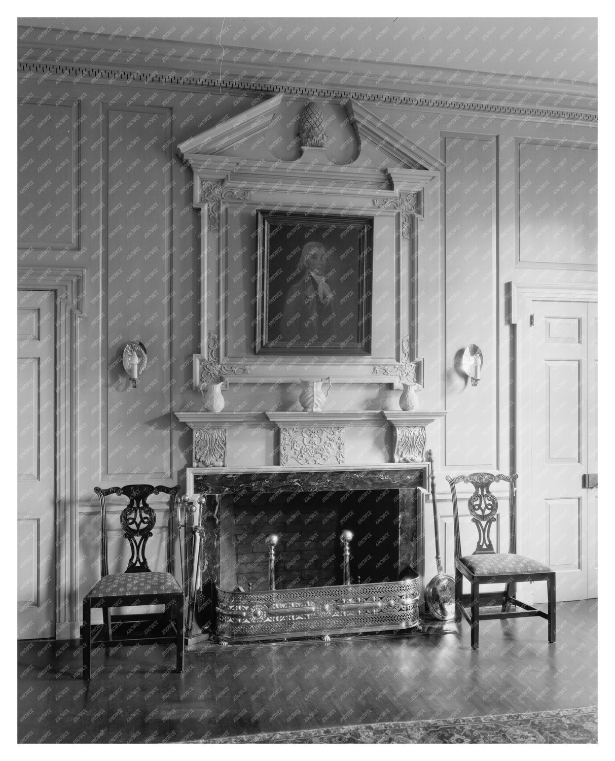 Richmond, VA Interior Scene from 1920s Carnegie Survey