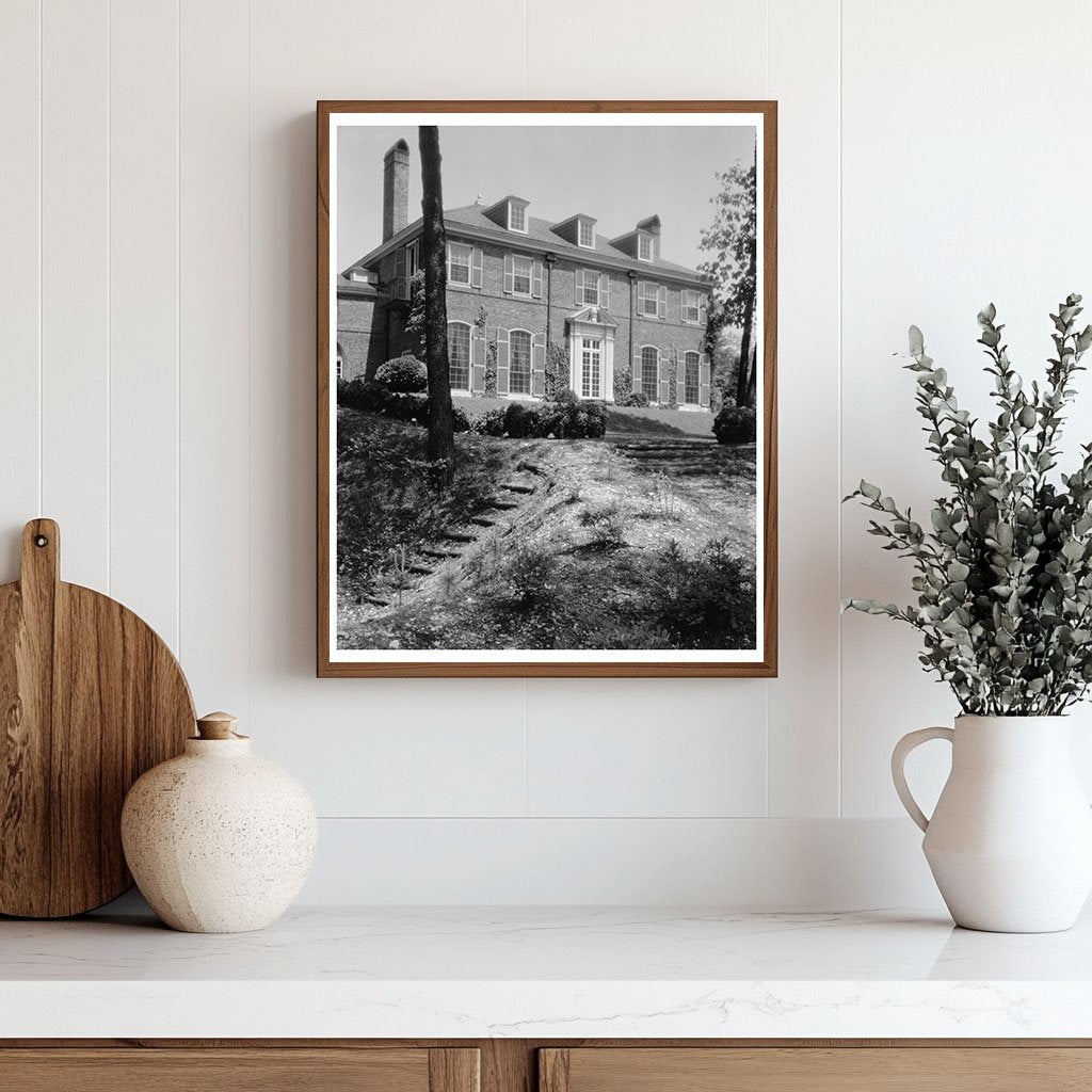 Richmond VA Mansion Architecture History 1953 Vintage Photo