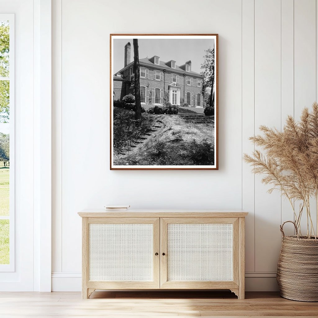 Richmond VA Mansion Architecture History 1953 Vintage Photo