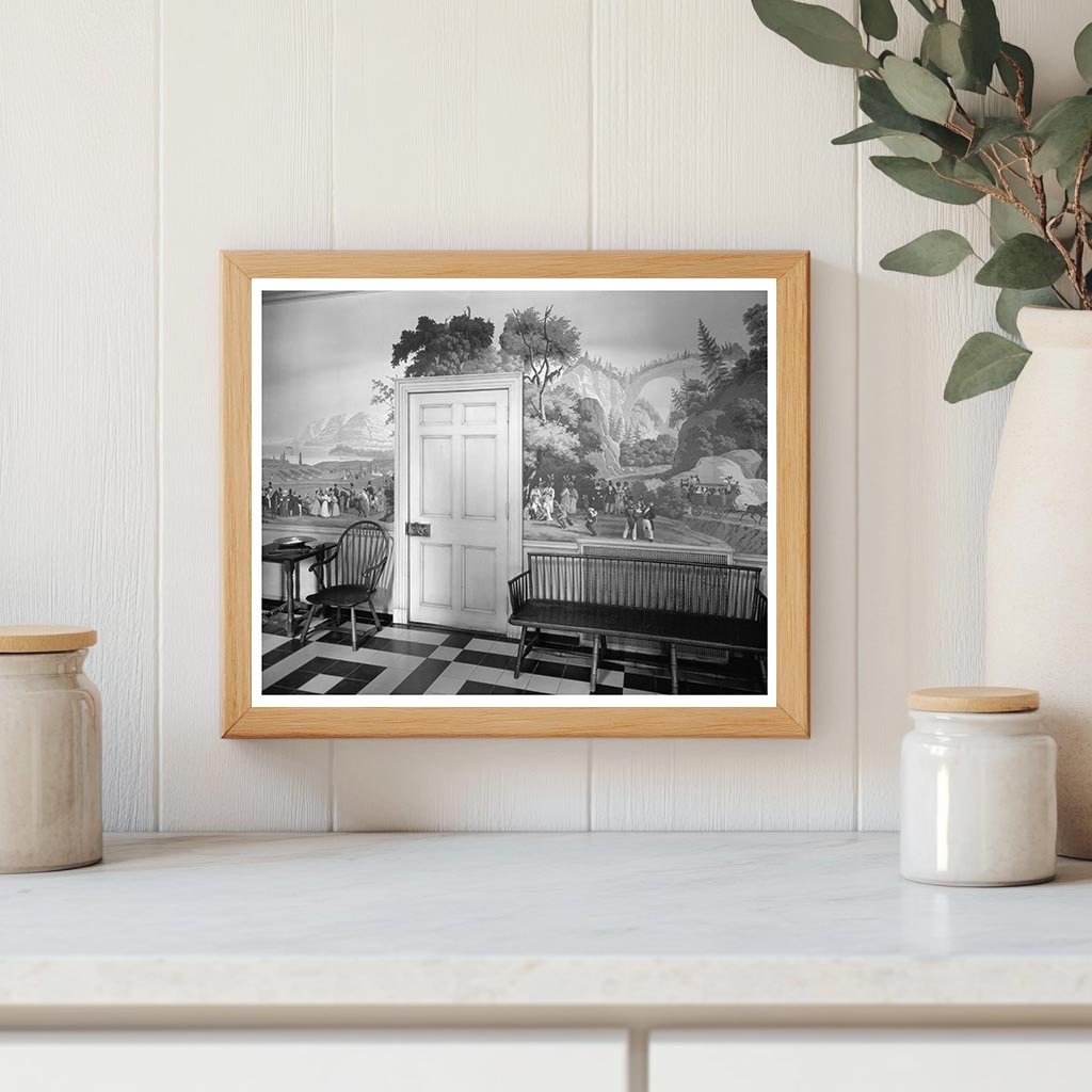 1910s Richmond VA Interior Design Vintage Photograph