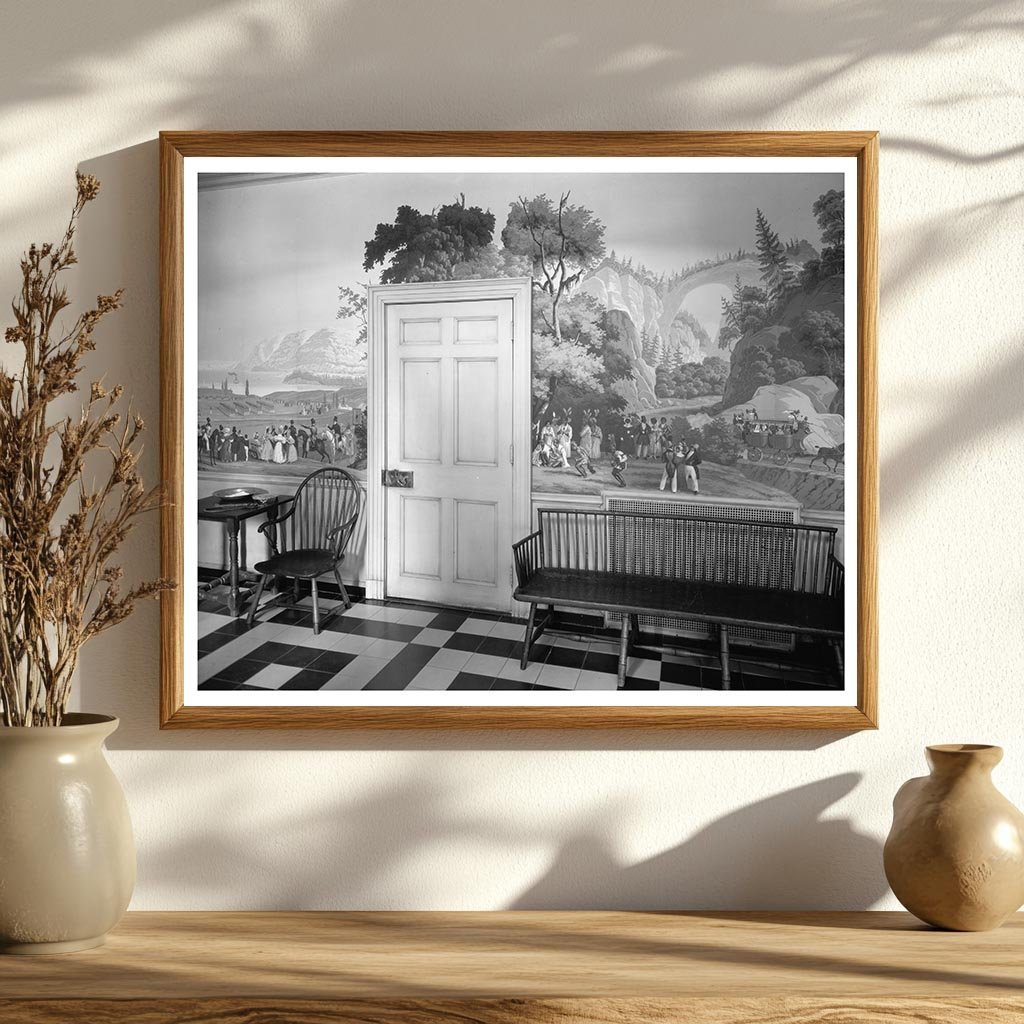 1910s Richmond VA Interior Design Vintage Photograph