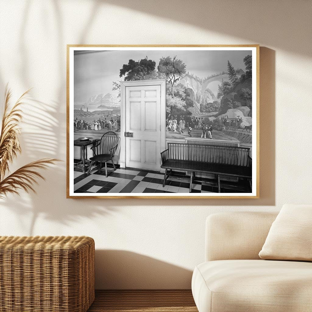 1910s Richmond VA Interior Design Vintage Photograph