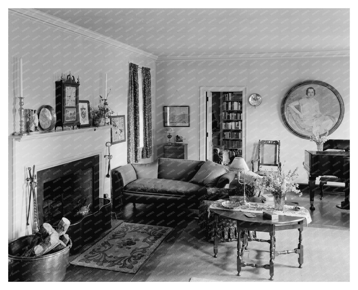 Richmond, VA Interior Scene Photograph, Early 20th Century