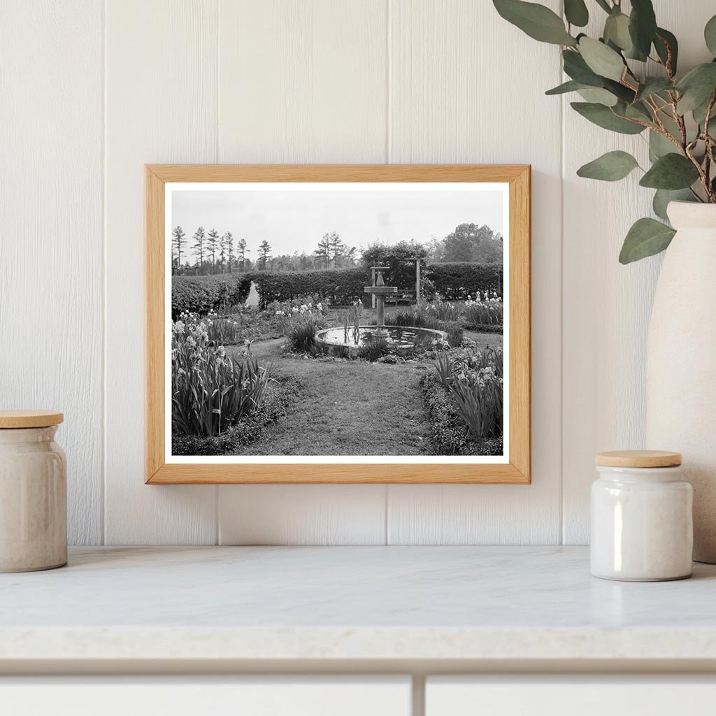 Early 1900s Garden Scene in Henrico County, VA