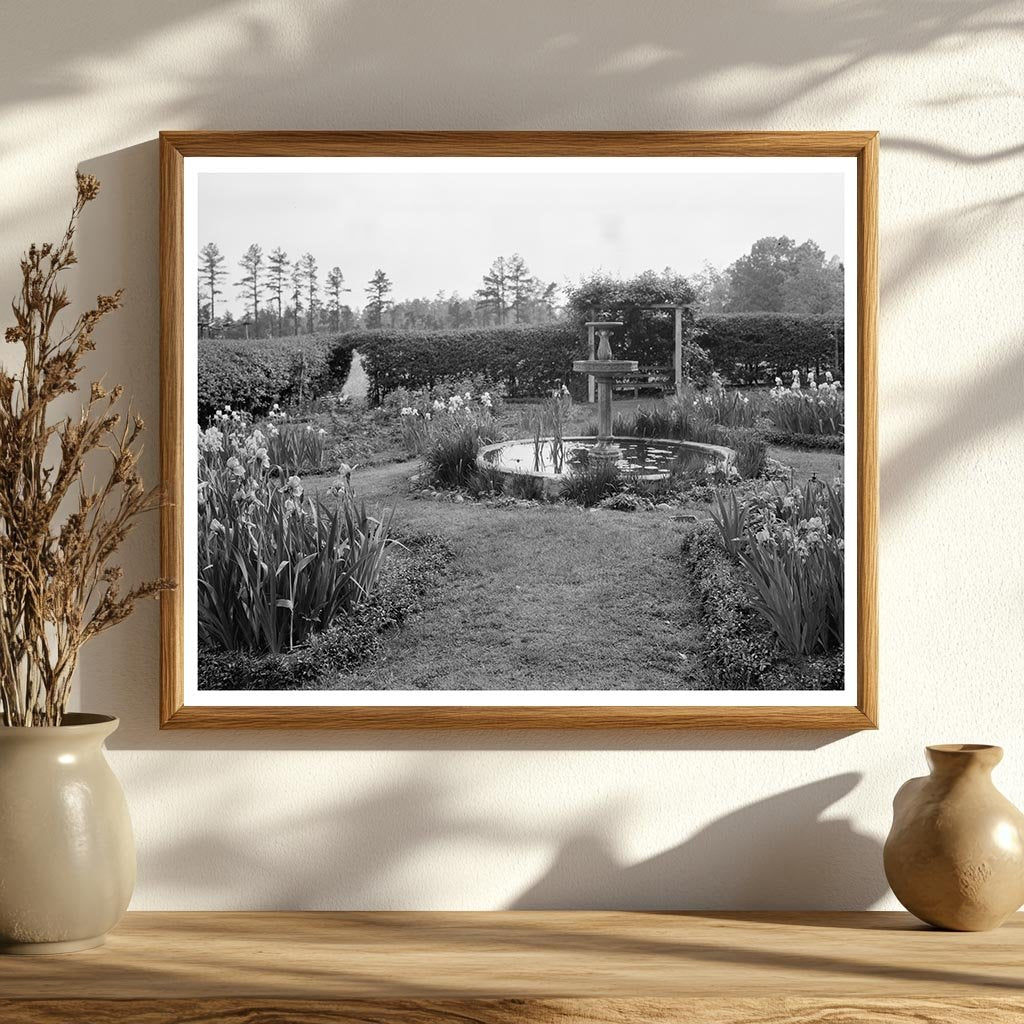 Early 1900s Garden Scene in Henrico County, VA