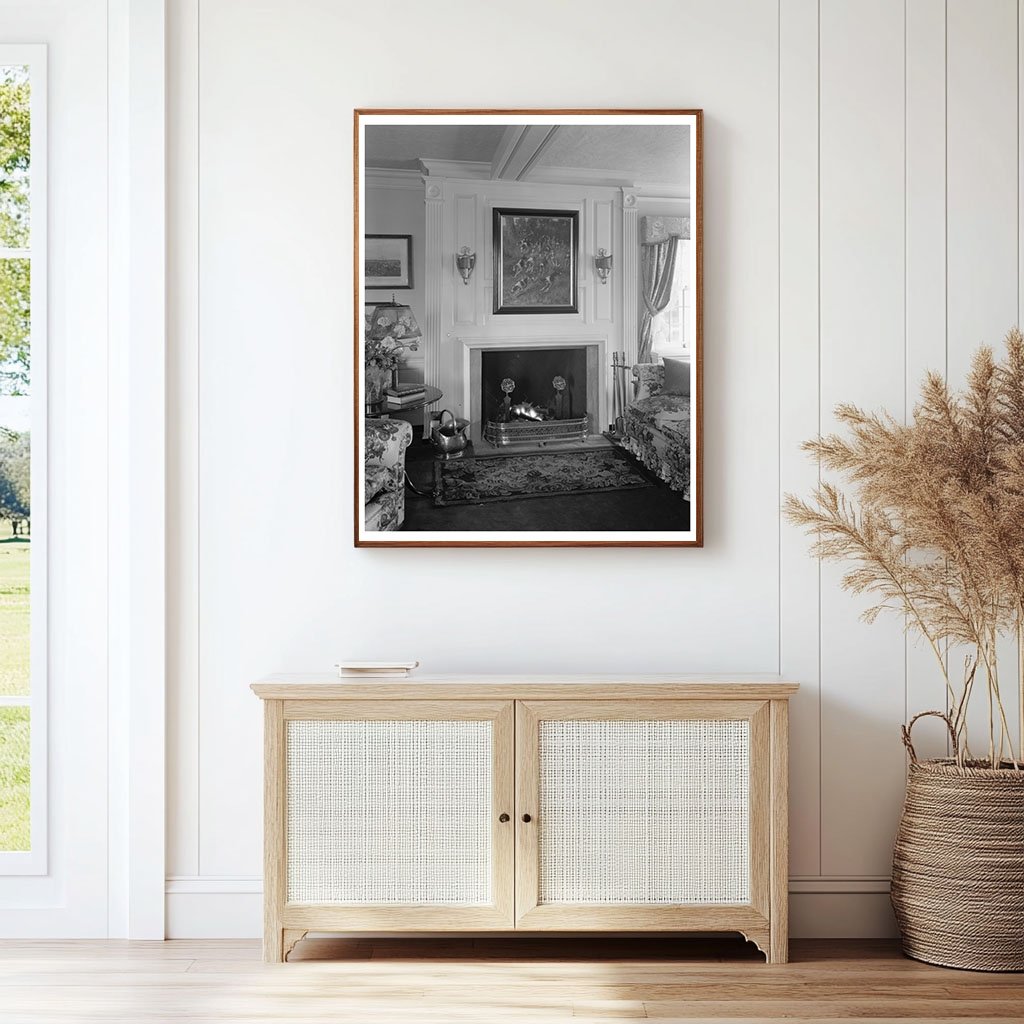 Vintage Interior Scene, Middleburg, VA, Early 20th Century