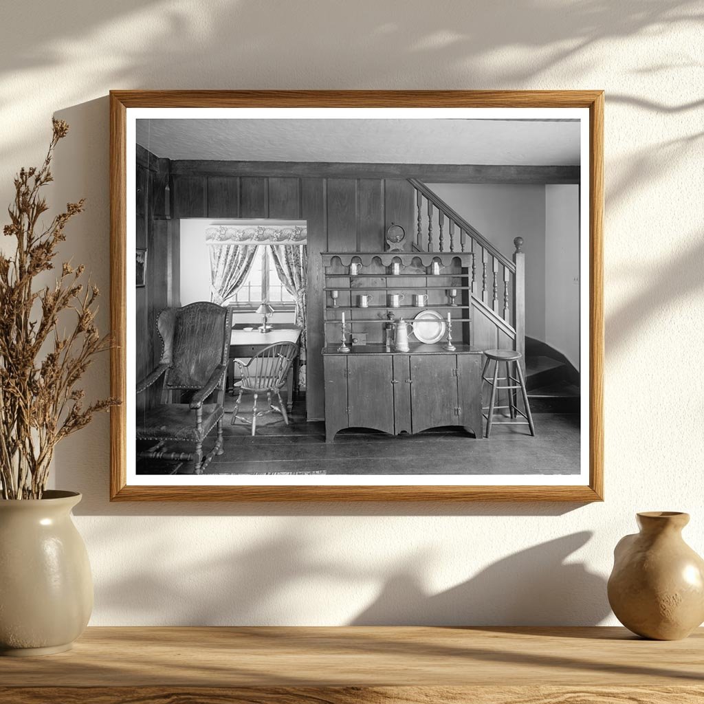 Middleburg, VA Vintage Interior Photo, 1953