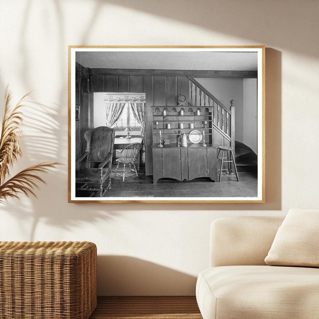 Middleburg, VA Vintage Interior Photo, 1953