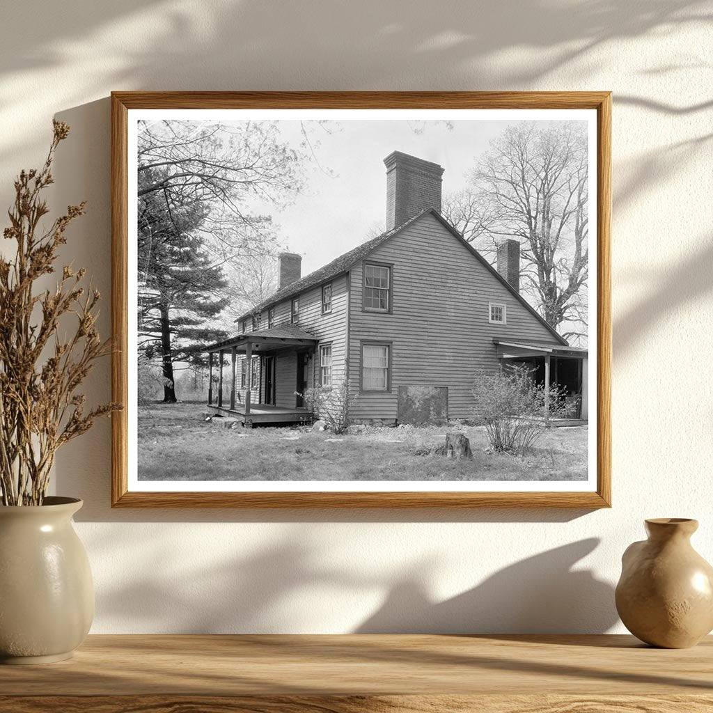 Fairfax County, VA Vintage Architecture Photo, 1953