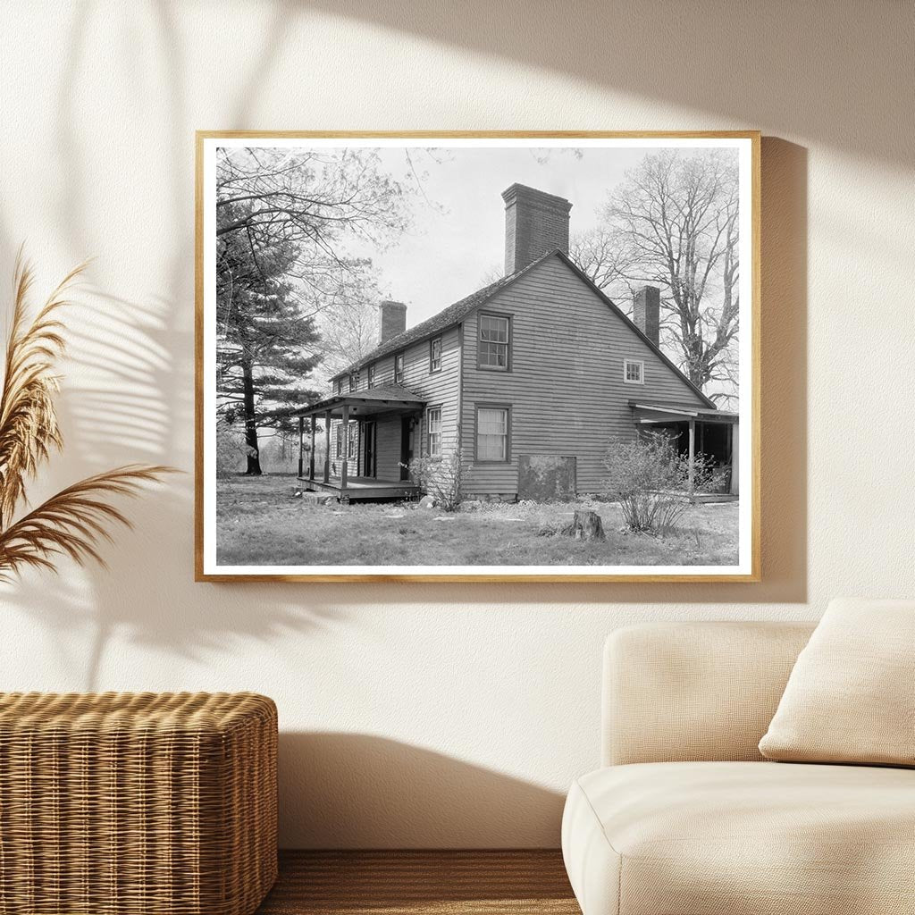 Fairfax County, VA Vintage Architecture Photo, 1953