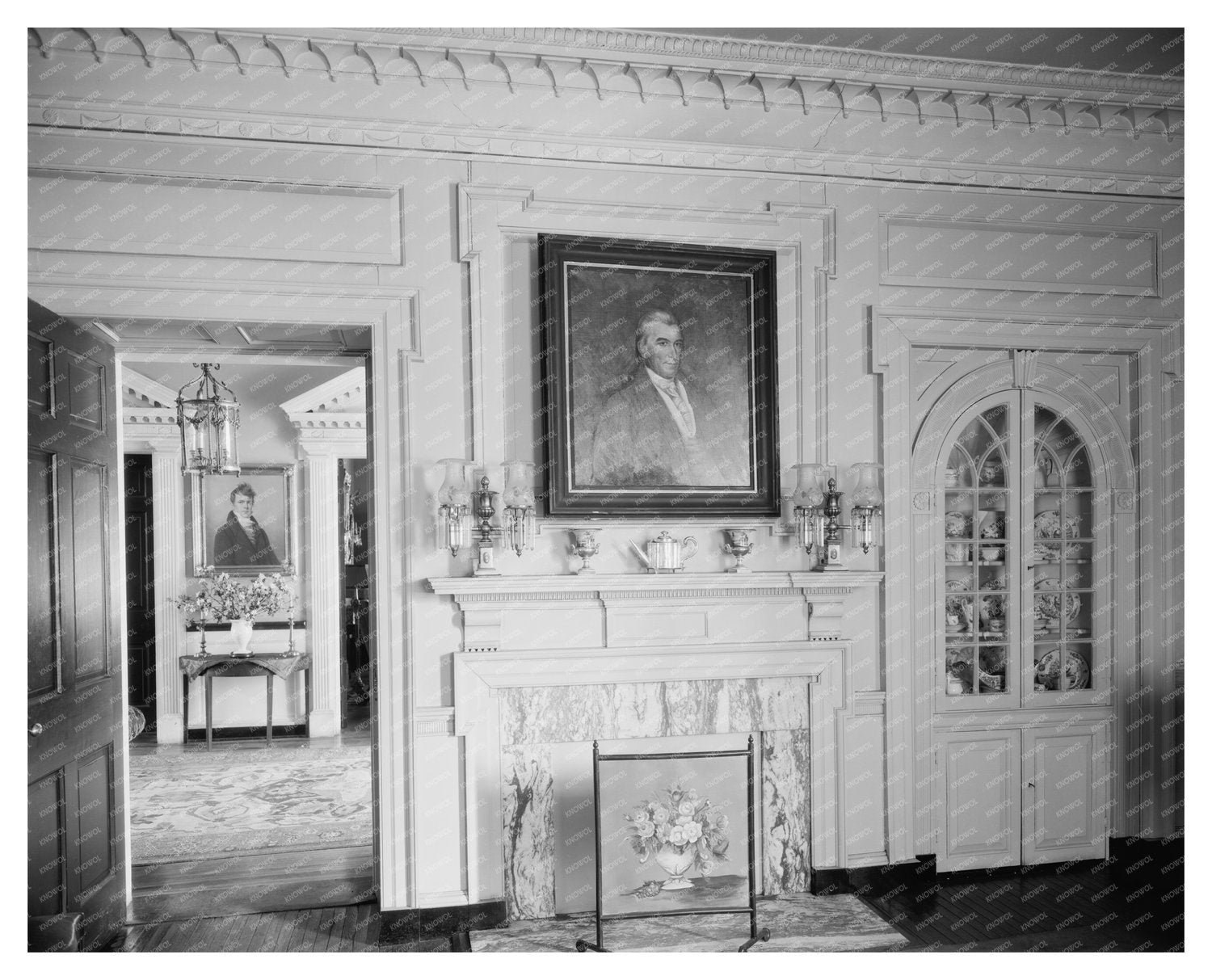 1953 Alexandria VA Interior Design Historical Photo
